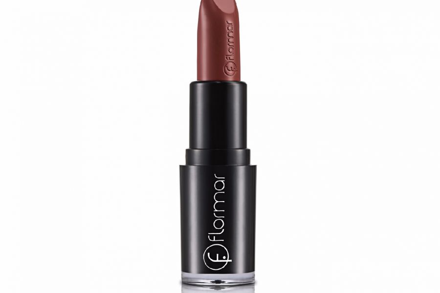 Flormar Long Wearing Lipstick - 02 Dark Burgundy