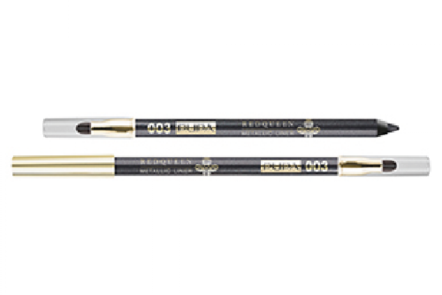 Pupa- Red Queen Metallic Liner, Sparkle Black (003)