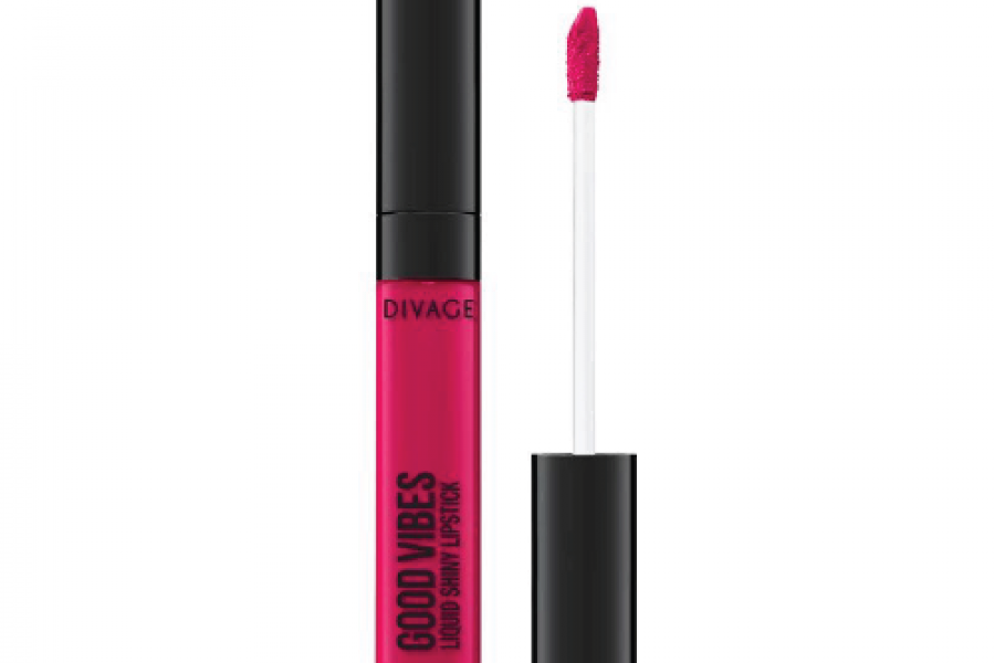 Divage -Good Vibes Liquid Shiny Lipstick No. 02 - Red Actually (4.5ml)