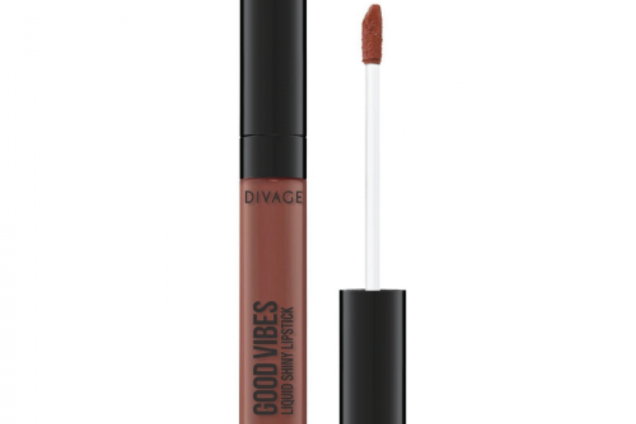 Divage -Good Vibes Liquid Shiny Lipstick No. 04 - Nude Code (4.5ml)